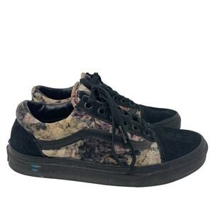 Vans Floral Velvet Shoes Womens Size 7.5